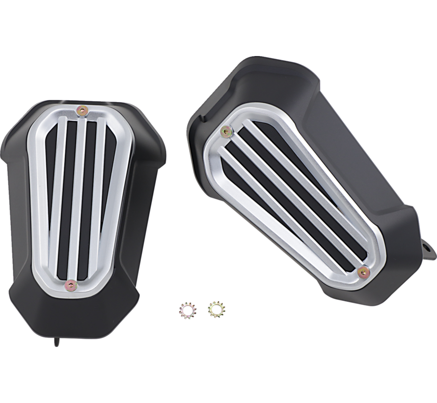 Dillinger Handguards silver or satin black For 04-22 XL except RH sportster