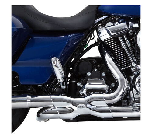 Vance & Hines ower Duals Crossover head pipes black or Chrome - 17-24 Touring (excl. Trikes)