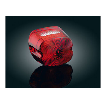 Kuryakyn Kuryakyn  Red Laydown Taillight Replacement Lens 03-UP