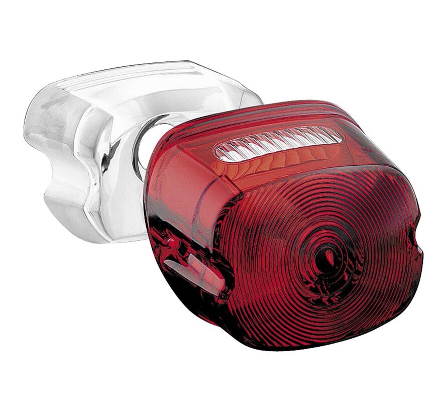 Kuryakyn Red Laydown achterlichtvervangingslens 03-UP