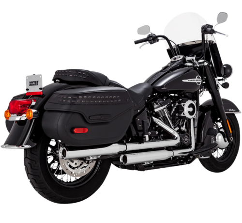 Vance & Hines Eliminator 300 Slip-On Mufflers Fits: > Softail: 18-20 FLHC Heritage Classic 107; 18-20 FLHCS Heritage Classic 114.