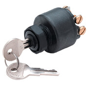 pollak ignition Switch Black off-run-start Fits: > Universal