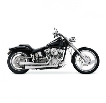 Supertrapp 2-2 megaphone exhaust system. Straight Cut 84-94 FXR