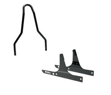 TC-Choppers sissybar Side plates for Round or Square black