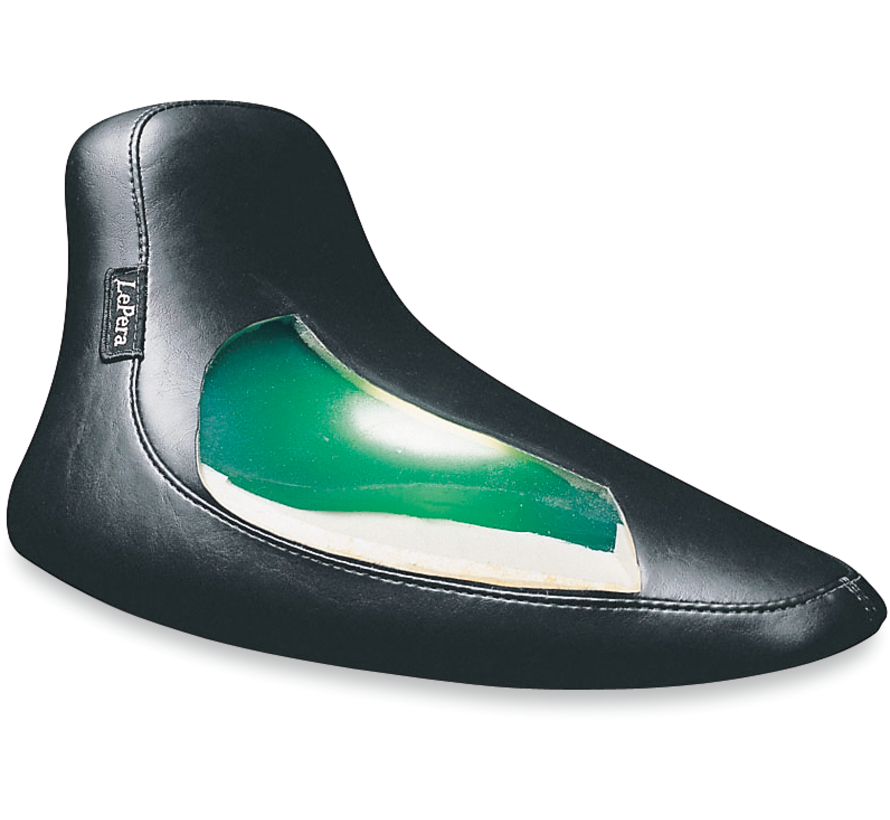 selle solo Bare Bone Smooth Biker Gel Convient à:> FL/FX '84-'99