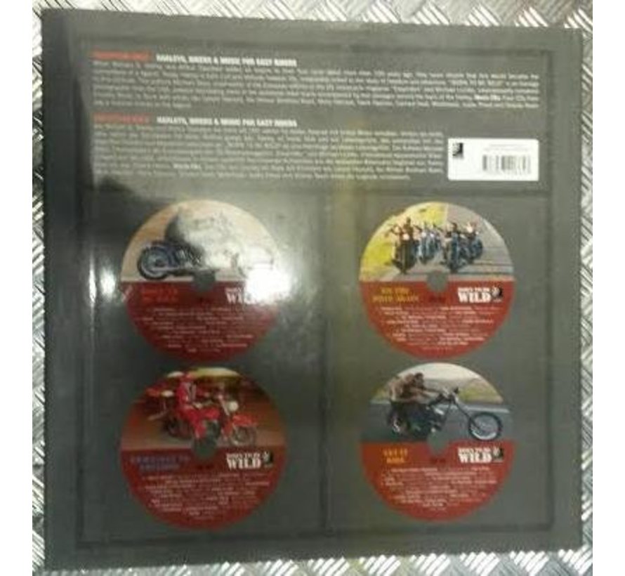 audio Born to be Wild - libro con 4 CD de música motociclista