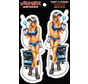 LETHAL THREAT "BIKE TATTOOS" DESIGNS AND TANK DECALS, Mini Decal Welding Babe