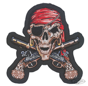 Lethal Threat Decals LETHAL THREAT EMBROIDERED PATCHES, Pirate Skull patch