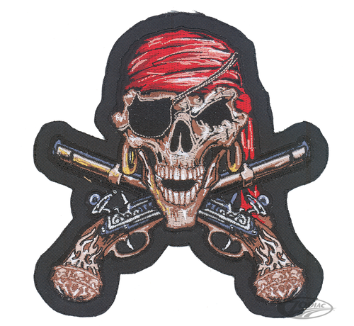 Lethal Threat Decals Dress-up any clothing with these fashionable and touch patches. Can be ironed on cotton and other natural fabrics. For Nylon, Leather, or Synthetic fabrics, patch must be sewn on.