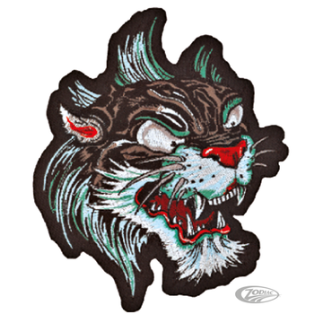 Lethal Threat Decals LETHAL THREAT EMBROIDERED PATCHES, PANTHER HEAD 6,5" X 5"