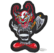 Lethal Threat Decals LETHAL THREAT EMBROIDERED PATCHES, Ax Clown patch 4.75"x6"
