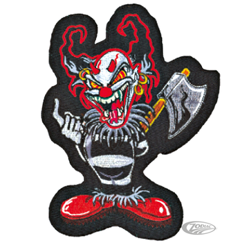 Lethal Threat Decals LETHAL THREAT EMBROIDERED PATCHES, Ax Clown patch 4.75"x6"