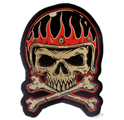 Lethal Threat Decals LETHAL THREAT EMBROIDERED PATCHES, VINTAGE HELMET SKULL PATCH