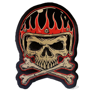 Lethal Threat Decals LETHAL THREAT EMBROIDERED PATCHES, VINTAGE HELMET SKULL PATCH