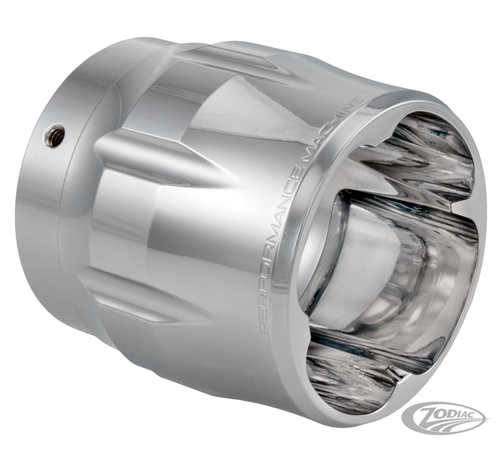 Performance Machine <p>Performance Machine's Elite exhaust tips are made from billet aluminum, turned into works of art. Four cutting-edge designs including the Clean, Tech 10, Slash and Sweeper will slip-on to Screamin' Eagle, Supertrapp and Kerker pipes in 3&nbsp;1/2" (89m