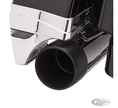 Ciro 3D <p>Ciro Slip-On mufflers are available in Megaphone and Straight style. They feature stainless steel wrapped tuned baffles for optimum performance and a deep, mellow sound. These mufflers can be customized with the separately available muffler tips. Muffl