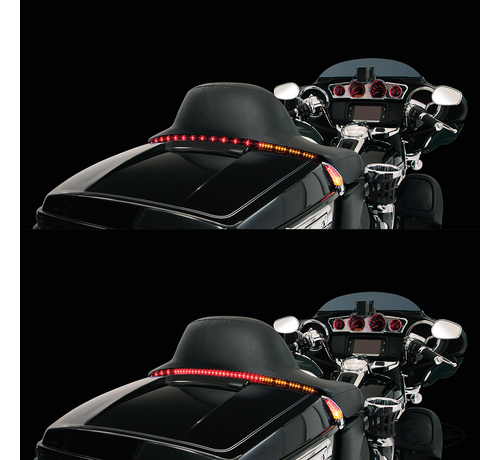 Ciro 3D <p>The Ciro Tour Blade is the cleanest way to add more light to the back of your bike. The low profile light strip fits between your backrest and TourPak to blend right into the motorcycle, while at the same time adding bright sequential turn signals, run