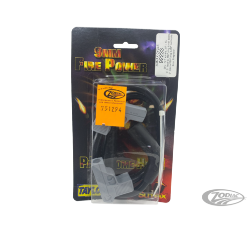 Sumax <p>Firearms enthusiasts can now pack some heat with the hottest spark plug wires on the market to date, the Taylor/Sumax made 9mm Firepower spark plug wires. These black high tension wires feature silver 9mm Gun-style spark plug boots. All wires fire inte