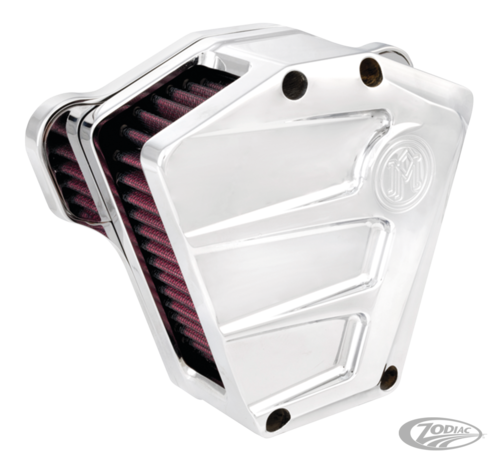 Performance Machine <p>The Scallop Air Cleaners were inspired by Performance Machine's commitment to customizing. These clever pieces complement the cylinder angle on Harleys and were designed to match up with all other Scallop accessories from PM. They are lightweight and l