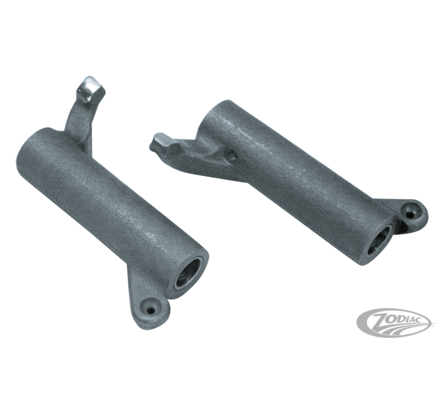 Replacement rocker arms for Evolution engines. These rocker arms are made to tight tolerances to meet or exceed OEM specifications. Fits Evolution Big Twin models from 1984 thru 1999, Twin Cam models 1999 to present and Sportster models from 1986 to prese