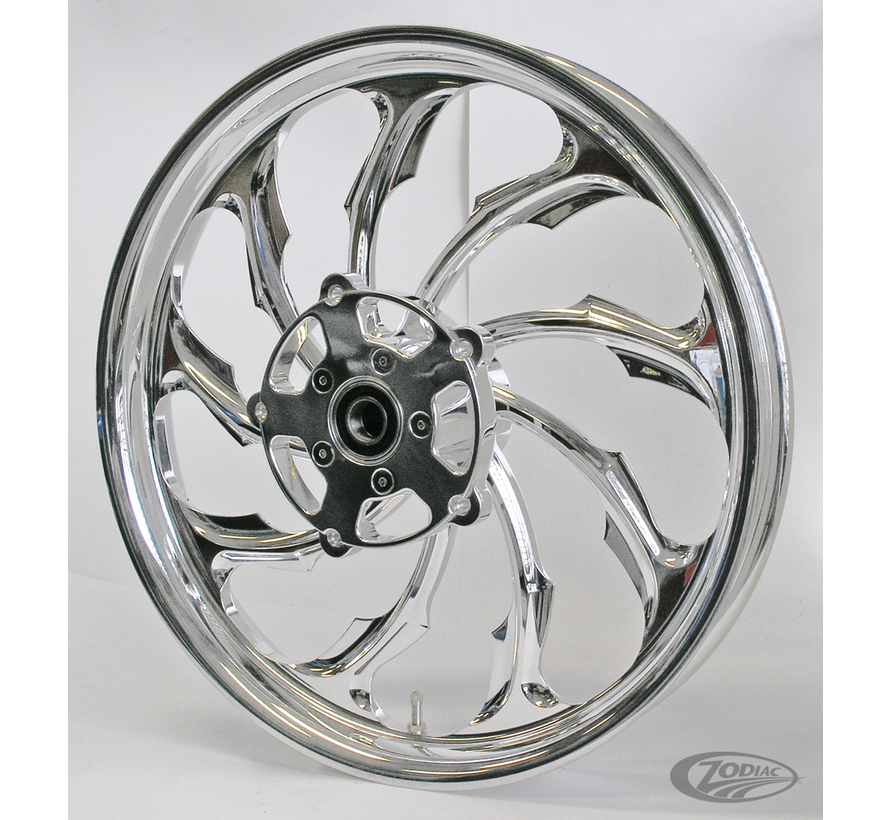 PM FRONT WHEEL, Rival 16X3.5 chrome FLH/T00-07 front