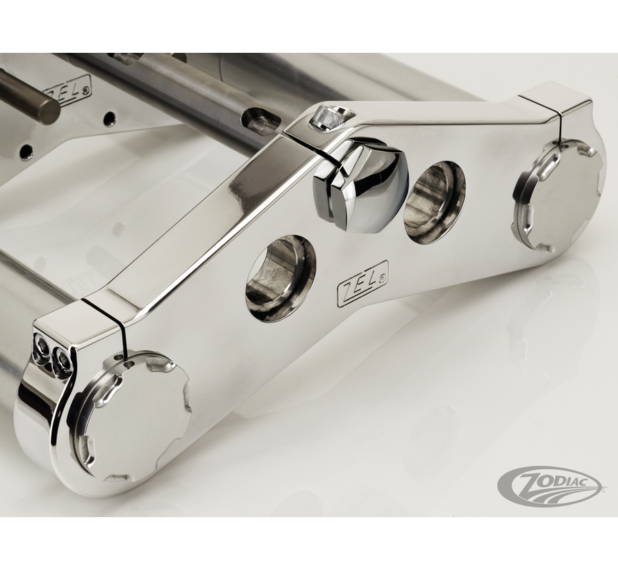 <p>Mupo developed the ultimate front suspension for American V-Twin motorcycles. Improved handling and damping characteristics are the benefits of these precision made units, which feature chrome-moly fork tubes, machined aluminum alloy sliders, hard anod