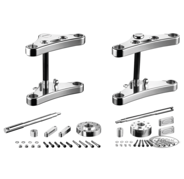 Rebuffini REBUFFINI LEDA TRIPLE TREES FOR SPORTSTER, FXR & DYNA, MG disc spacer XL00-07 FXD00-03 black