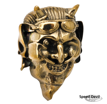 Dr. Skull DOCTOR SKULL SCREWS, Licenseplate bolt Bronze Speed devil