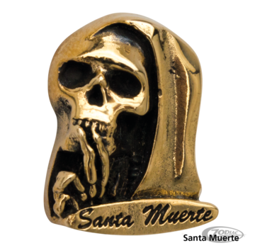 Dr. Skull DOCTOR SKULL SCREWS, Licenseplate bolt Bronze Santa Muerte