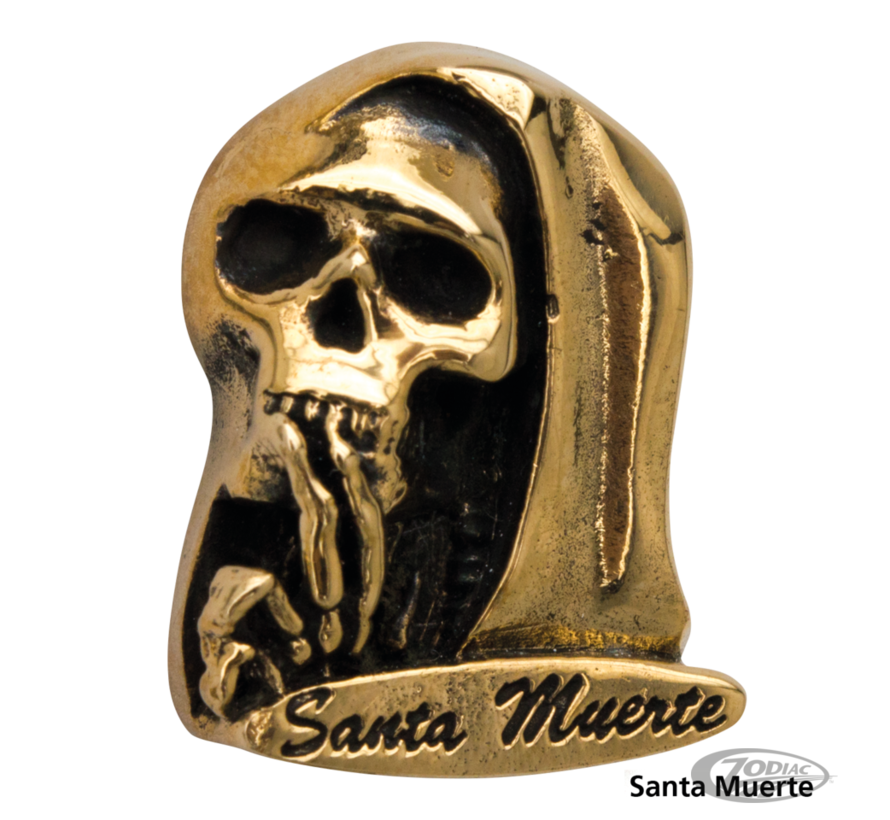 <p>Super detailed stainless steel skulls with a M5x15 mounting stud, washer and nut are sold each. Available in pure stainless or jewelry bronze with stainless stud.</p>