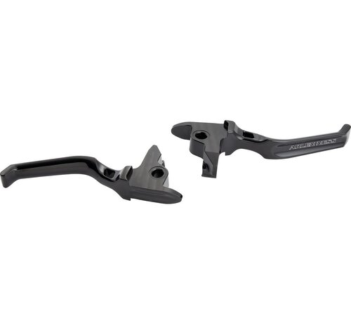 Arlen Ness  Manetas de embrague de cable anodizado negro Method Hand para Touring 08-13, FLHRC 14-16, FLHR 16