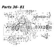 Jims pièces de transmission 5 de vitesse 80-06 Shovelhead / Evo & Twincam Bigtwin nr 36-81