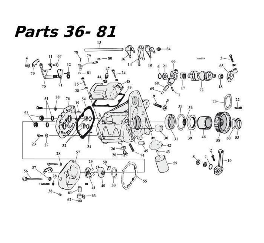 harley transmission parts