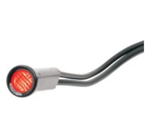 TC-Choppers lights SNAP-IN INDICATOR LIGHTS - red