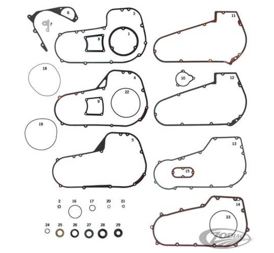 gaskets and seals primary kit BT 79-06