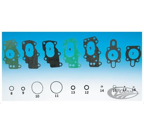 James gaskets and seals oil pump kit K or KH models from 1952 thru 1956 Sportster XL from 1957 to present