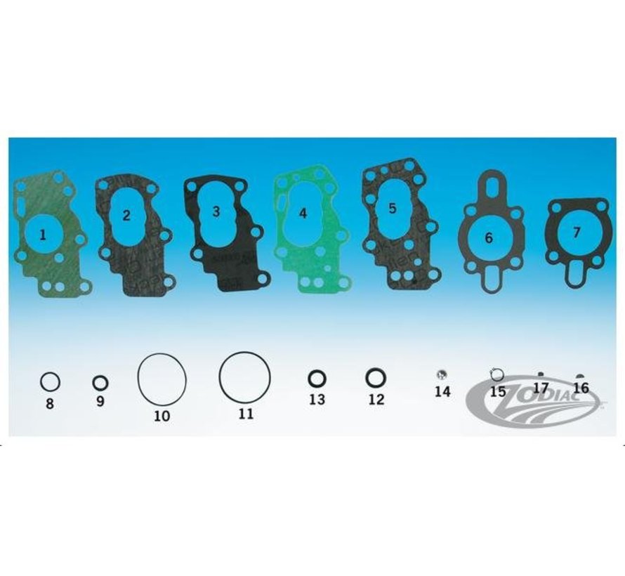 gaskets and seals oil pump kit K or KH models from 1952 thru 1956 Sportster XL from 1957 to present