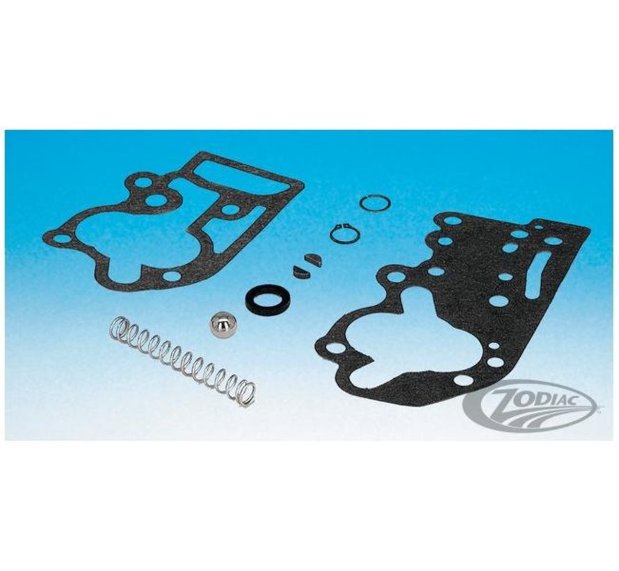 pakkingen en afdichtingen oliepomp en ombouwset Handige sets om uw S&S oliepomp opnieuw op te bouwen