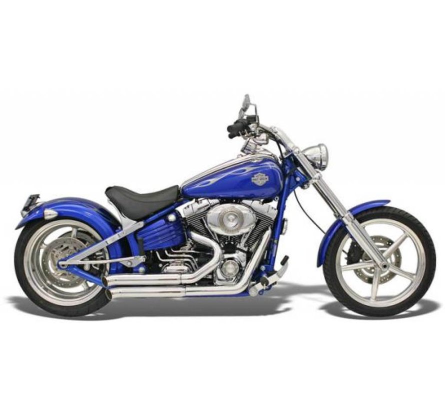 Harley uitlaat Pro-Street Turn Outs voor Harley Softail Breakout & Rocker