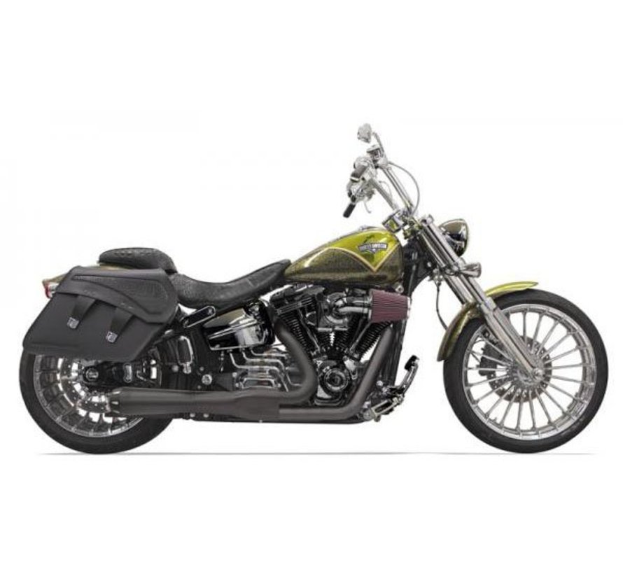 exhaust Road Rage 2-into-1 system Breakout Chrome/Black