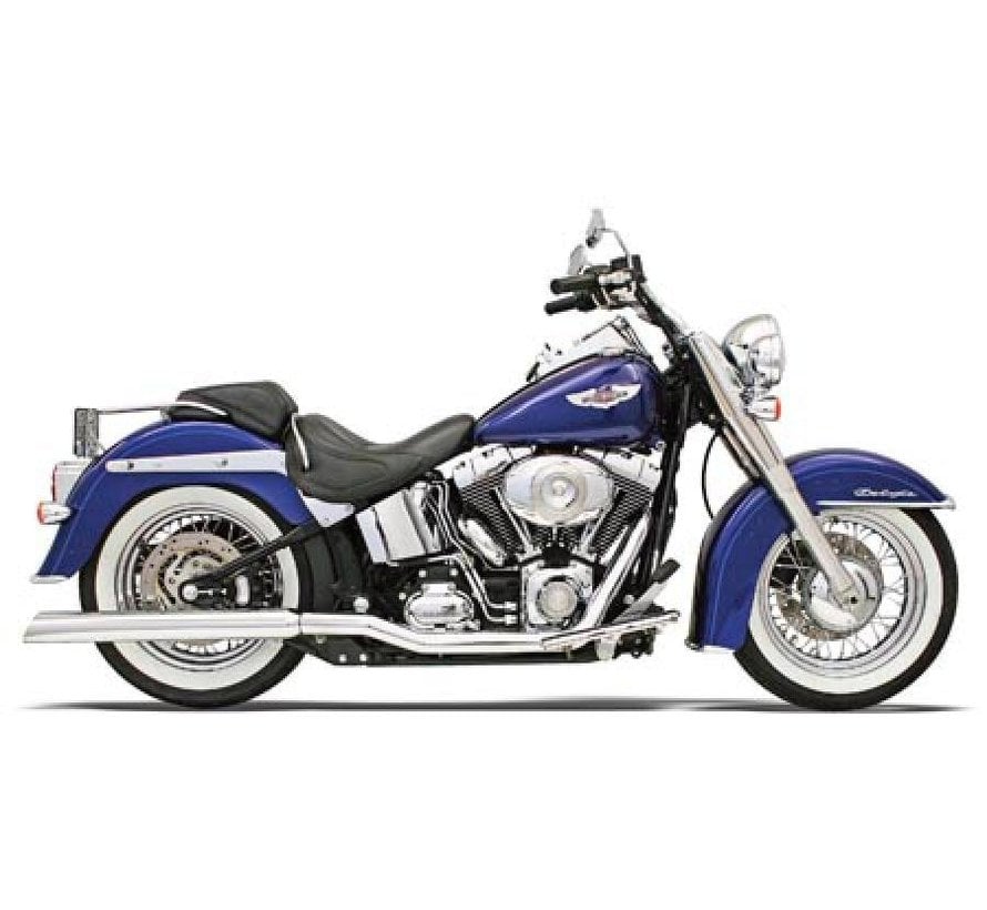 Power Curve True-Dual Crossover Headers - Softail 86-06