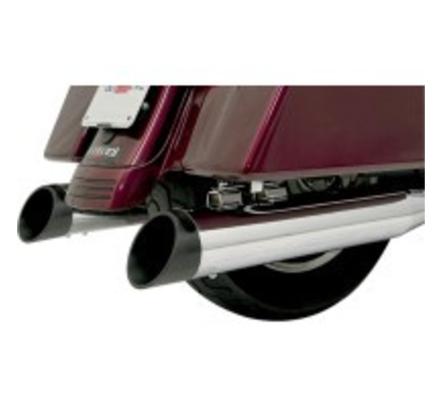 exhaust ENDCAP 4 inch Quick Change Muffler Series Black Slash