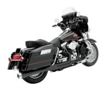Bassani Harley uitlaat HEAT SHIELDS BLACK FLH 2-1 ROAD RAGE 2-INTO-1 SYSTEMS