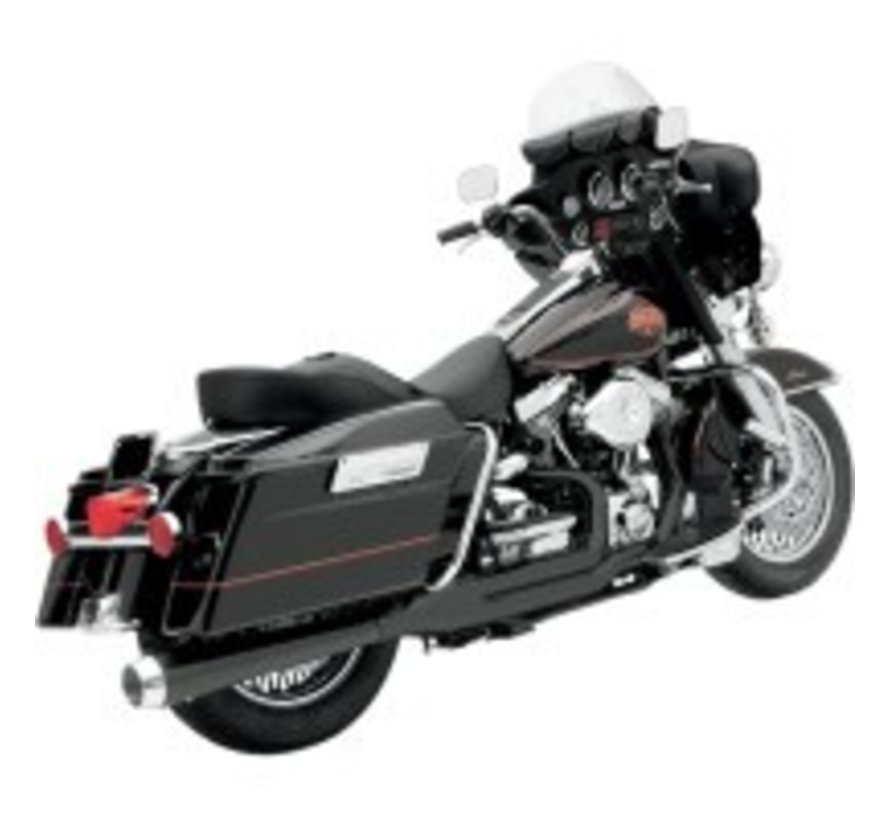 exhaust HEAT SHIELDS BLACK FLH 2-1 ROAD RAGE 2-INTO-1 SYSTEMS