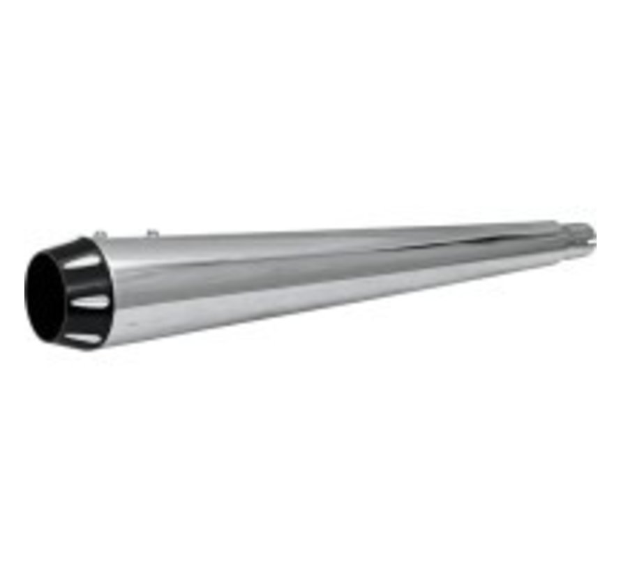 exhaust ENDCAP BLACK FLUTED ROAD RAGE 2-INTO-1 SYSTEMS