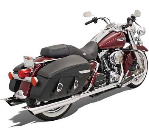 Bassani Harley uitlaat True Duals voor '95 -2014 Bagger