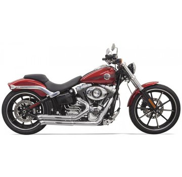 Bassani Harley uitlaat Pro-Street Turn Outs voor Harley Softail Breakout & Rocker