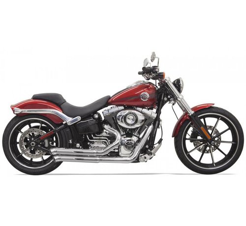 Bassani Harley uitlaat Pro-Street Turn Outs voor Harley Softail Breakout & Rocker