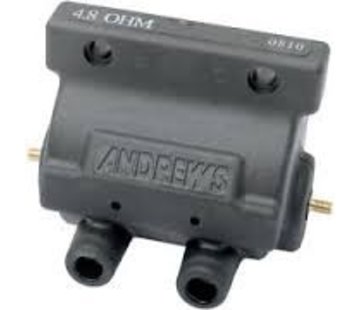 Andrews Ignition Coil - 4.8 Ohm Fits: > 65-E78 B.T. with points ignition