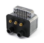 MCS Mini bobine à feu simple. 12 V, 3 ohms. Noir ou Chrome Convient : > 65-99 BT ; 65-03 XL.